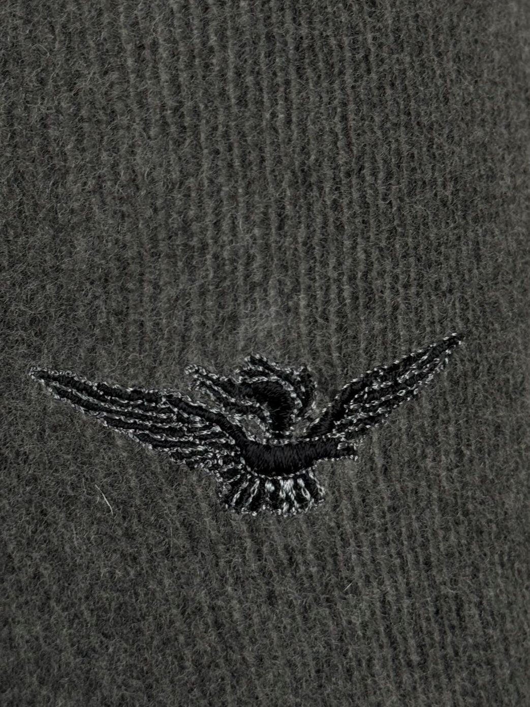Tricot Uomo W5F855 Esercito in lana 3/4