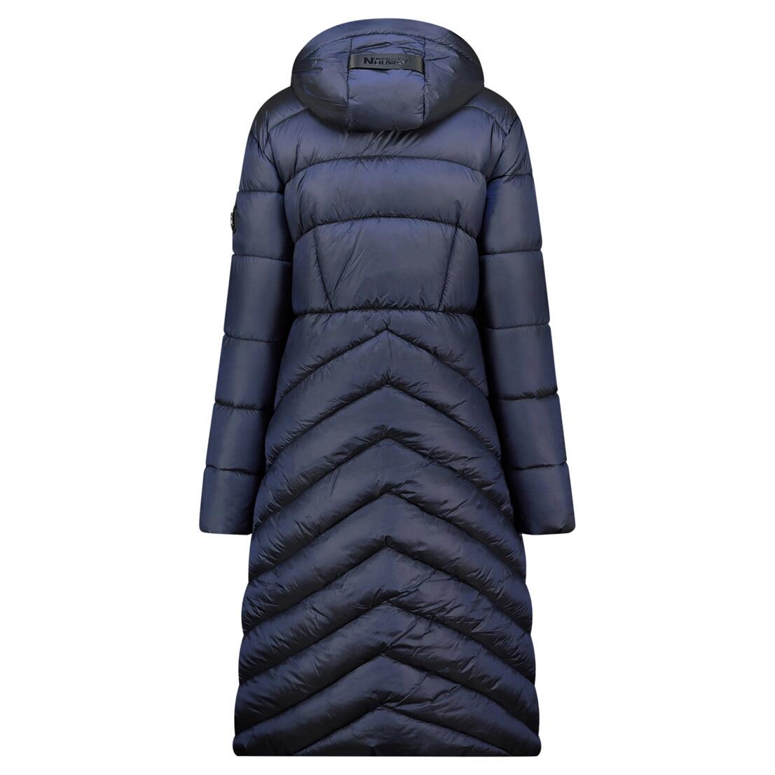 GEOGRAPHICAL NORWAY Kurtka BLANCHE LONG NAVY DB LADY 0116 NAVY Baskets Navy 2/3