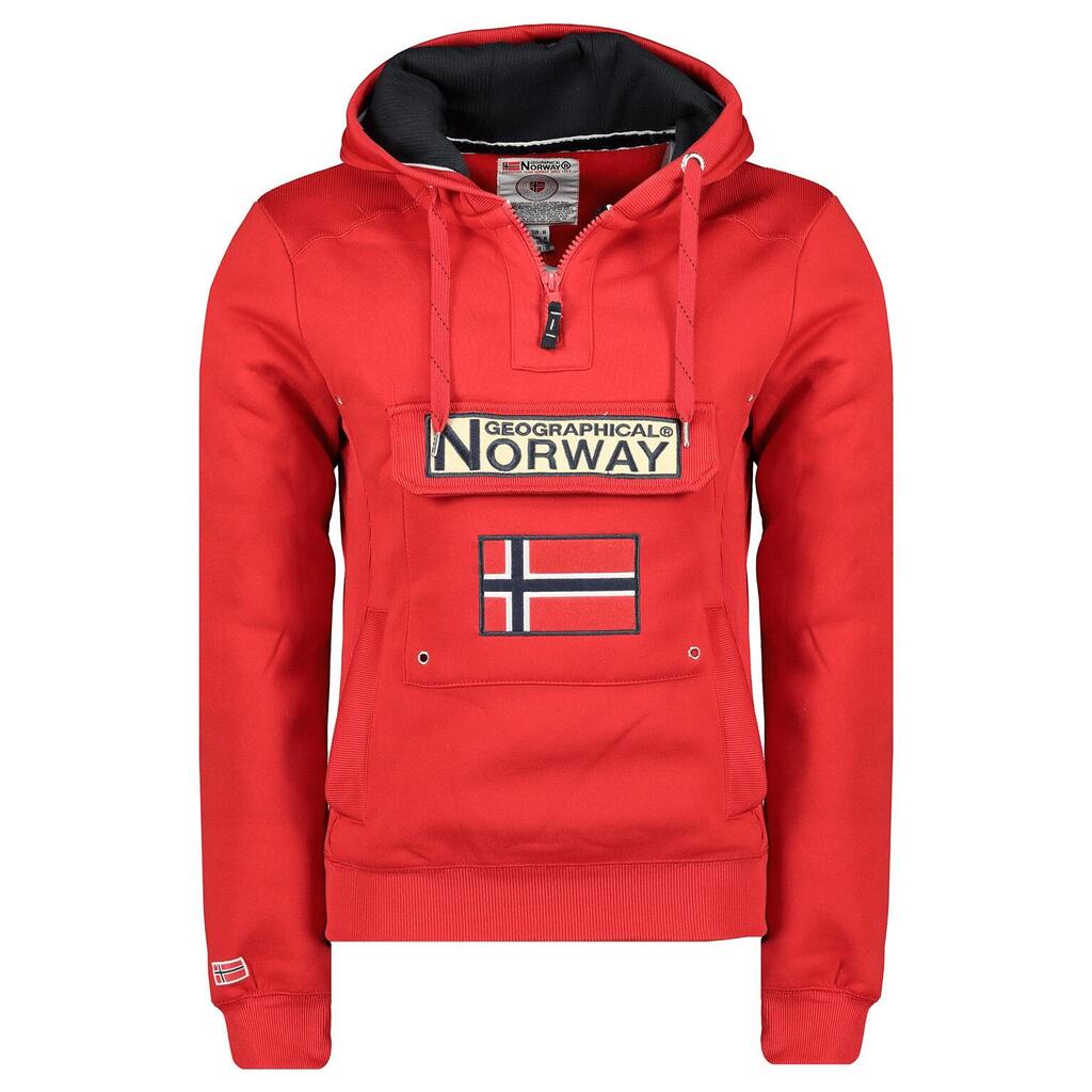 GEOGRAPHICAL NORWAY Bluza GYMCLASS RED DB MEN 054 Sneakers Red