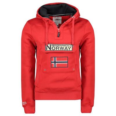 GEOGRAPHICAL NORWAY Bluza GYMCLASS RED DB MEN 054 Sneakers Red