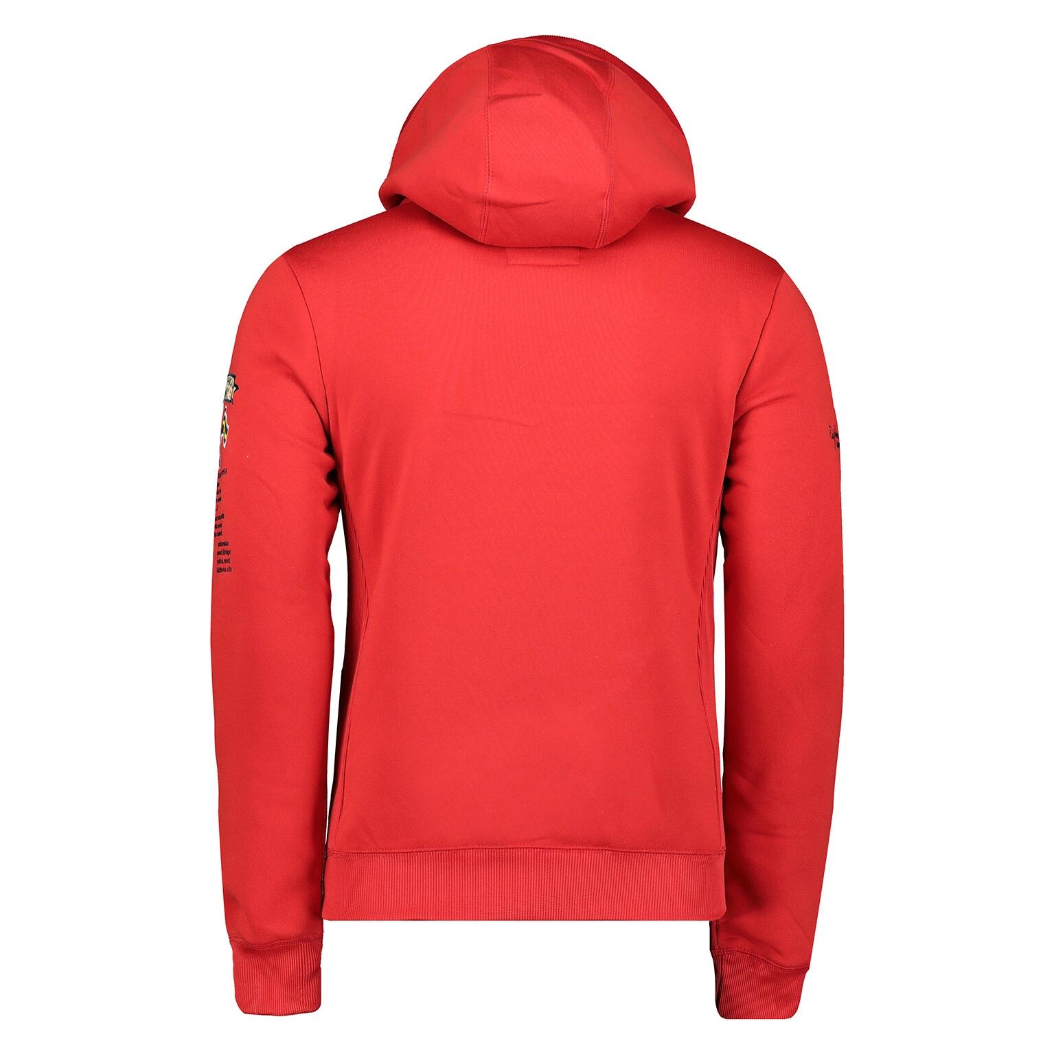 GEOGRAPHICAL NORWAY Bluza GYMCLASS RED DB MEN 054 Sneaker Red 3/3