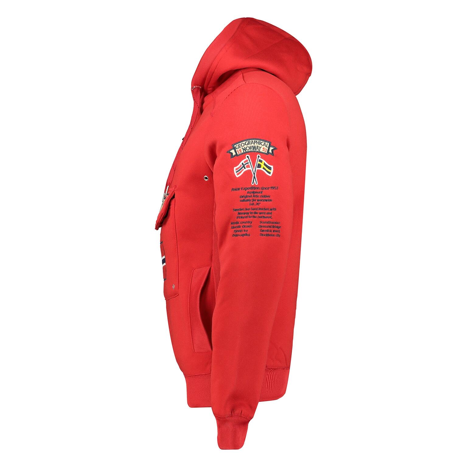 GEOGRAPHICAL NORWAY Bluza GYMCLASS RED DB MEN 054 Sneaker Red 2/3