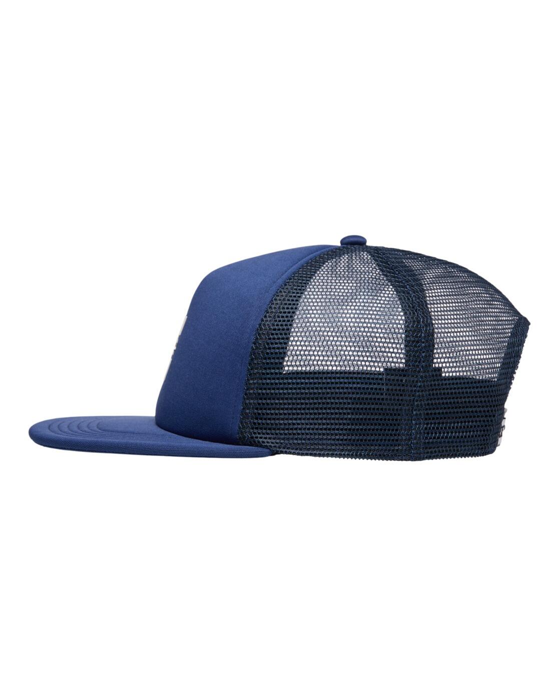DC Shoes Pit Stop - Cappellino Trucker Uomo, 5 Pannelli, Twill E Rete, Chiusura A Scatto, Collezione Lineguide