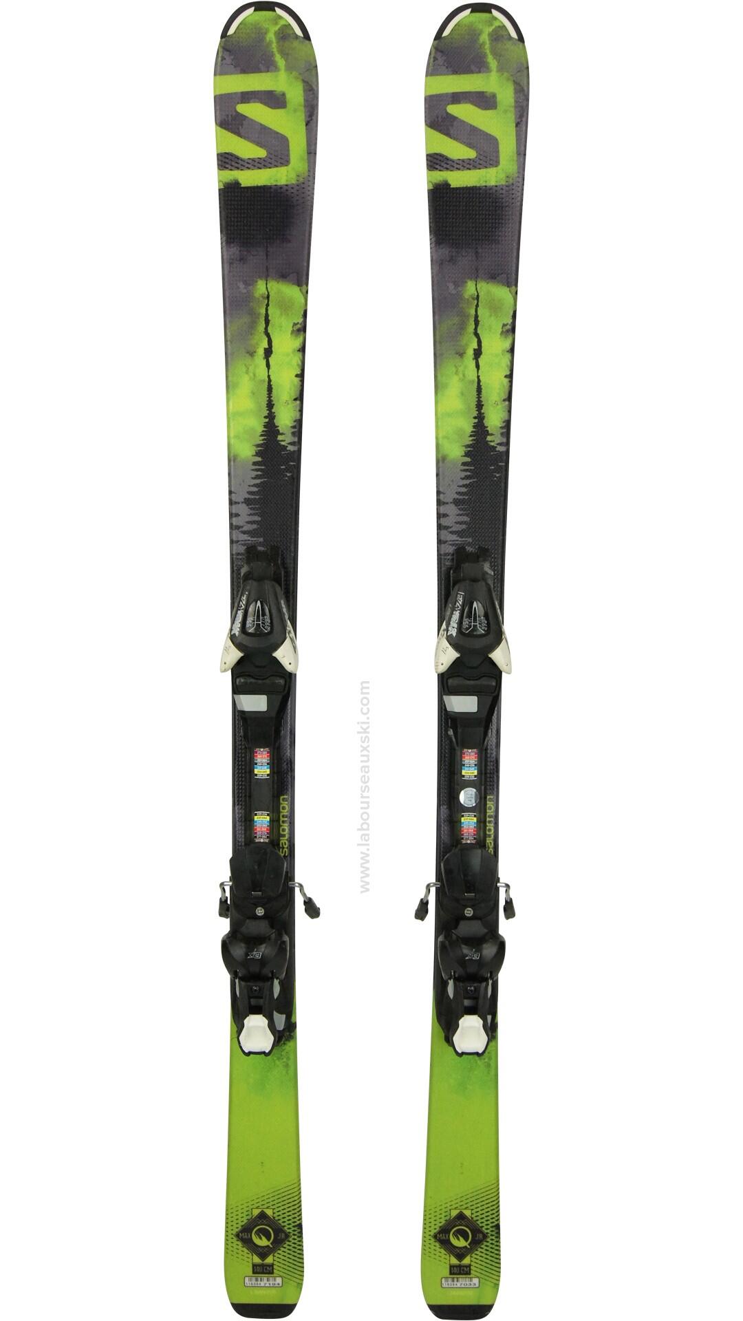 Reconditionné - SALOMON Q-MAX JR + FIX - Très bon état 2/4