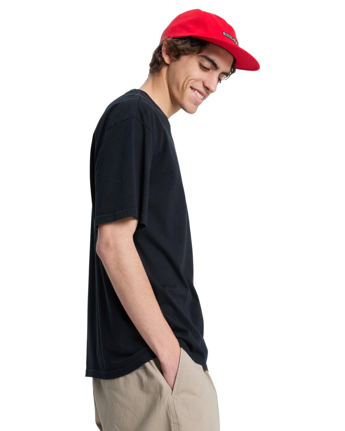 T-Shirt à manches courtes STRUCTURED FLOWER Noir Homme 4/4