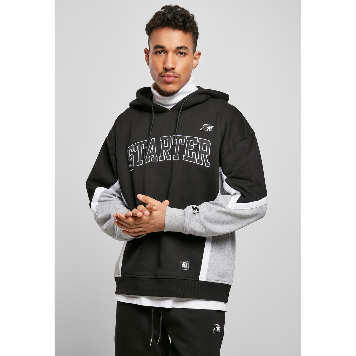 URBAN CLASSICS Hooded sweatshirt Urban Classics starter throwback