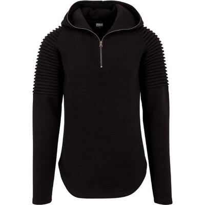 Hoodie urban classic pleat leeve terry