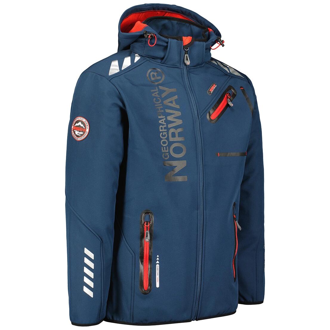 GEOGRAPHICAL NORWAY Softshell ROYAUTE DB NAVY RED MEN 068 (WY2001H GN Navy Baske 3/3