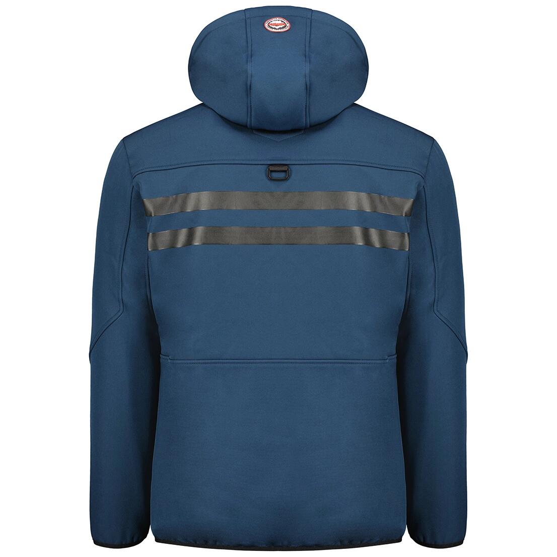 GEOGRAPHICAL NORWAY Softshell ROYAUTE DB NAVY RED MEN 068 (WY2001H GN Navy Baske 2/3