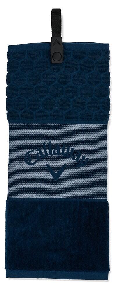 Tri-Fold Towel Navy 1/2