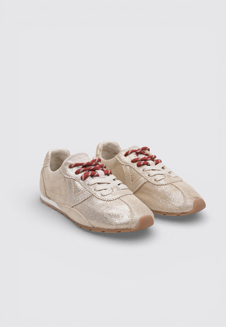Zapatillas Deportivas Mujer Victoria ASTER METAL Dorad 2/6
