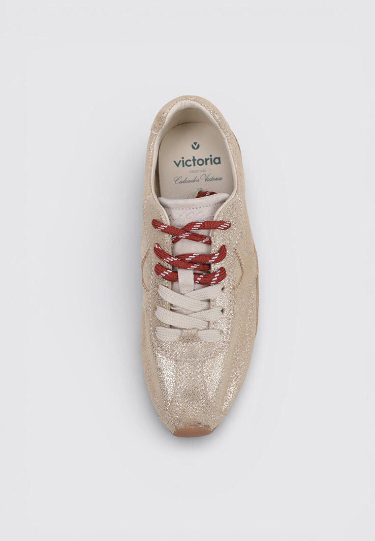 Zapatillas Deportivas Mujer Victoria ASTER METAL Dorad 5/6