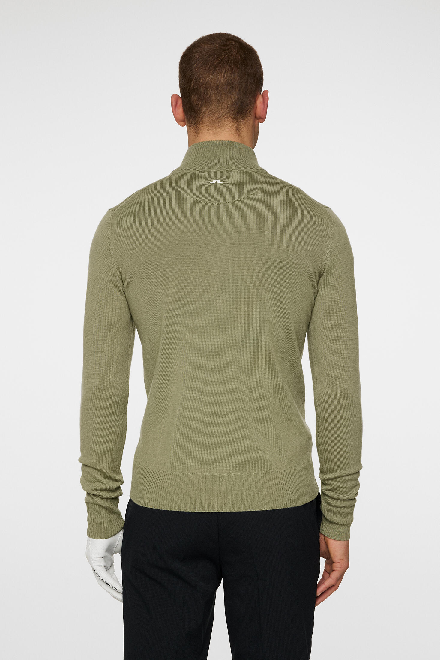 Kian Zipped Sweater Men Green 2/4