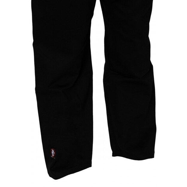 Pantalon de kung-fu droit noir 2/4