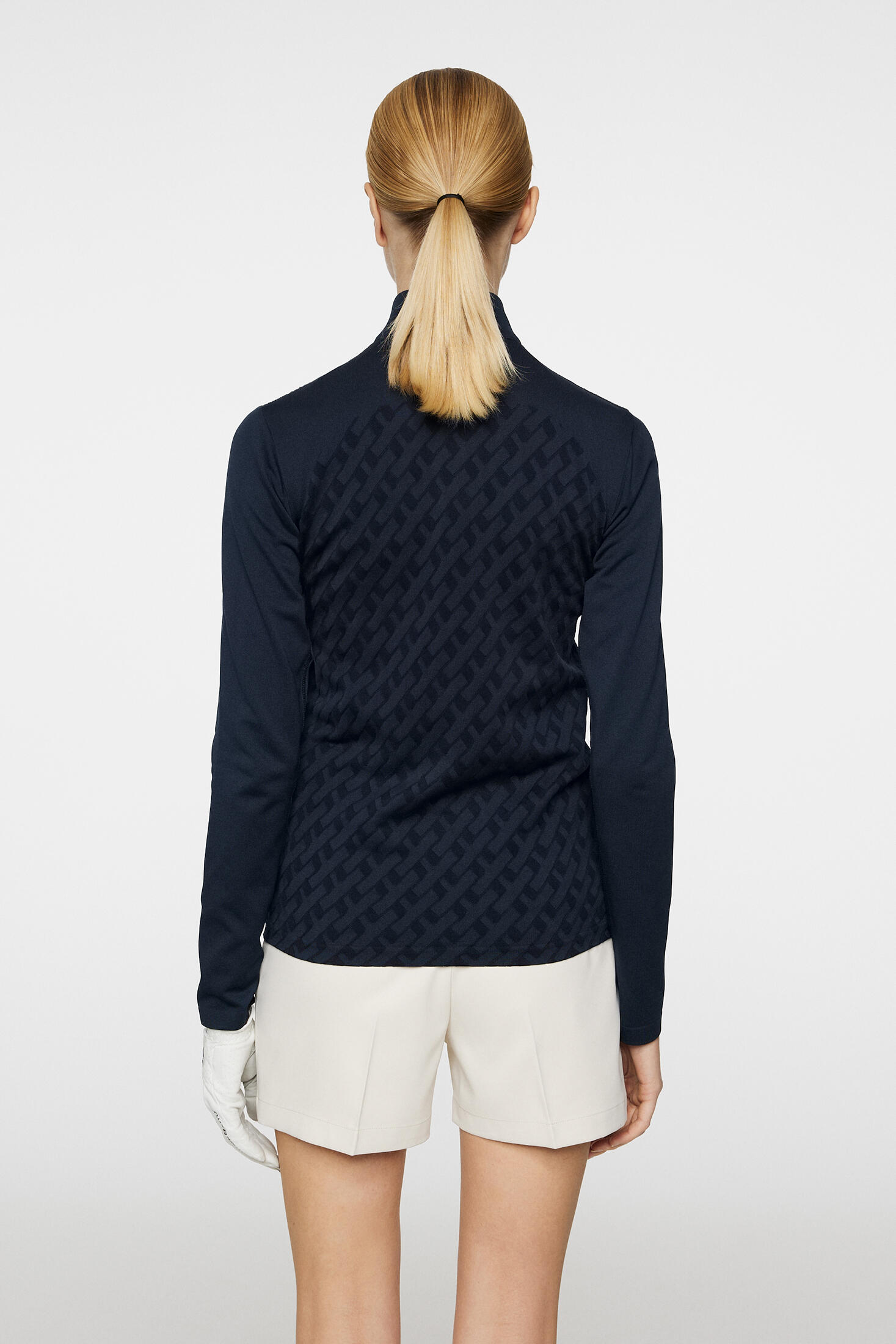 Nancy Seamless Mid Layer Women Navy 2/4