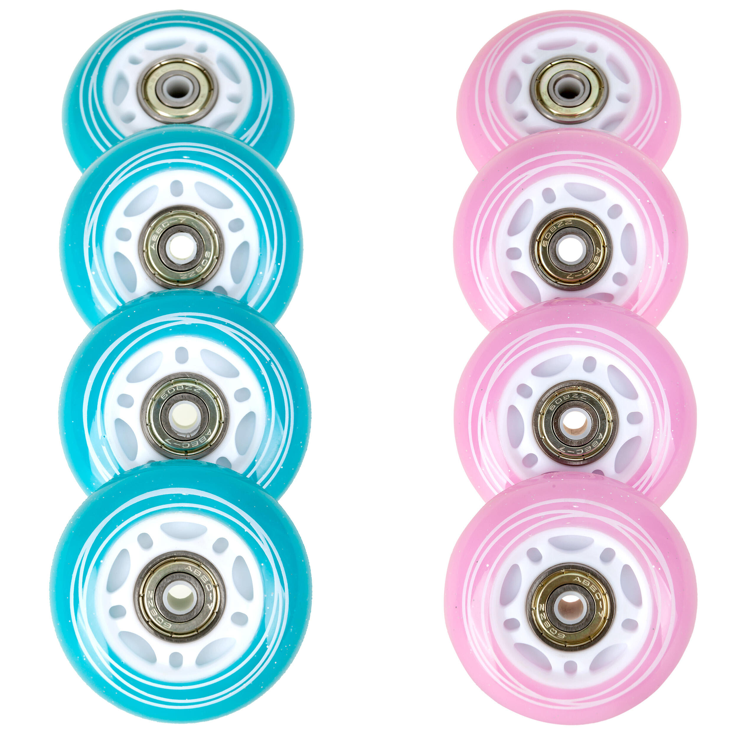 Branco / Verde menta / Rosa