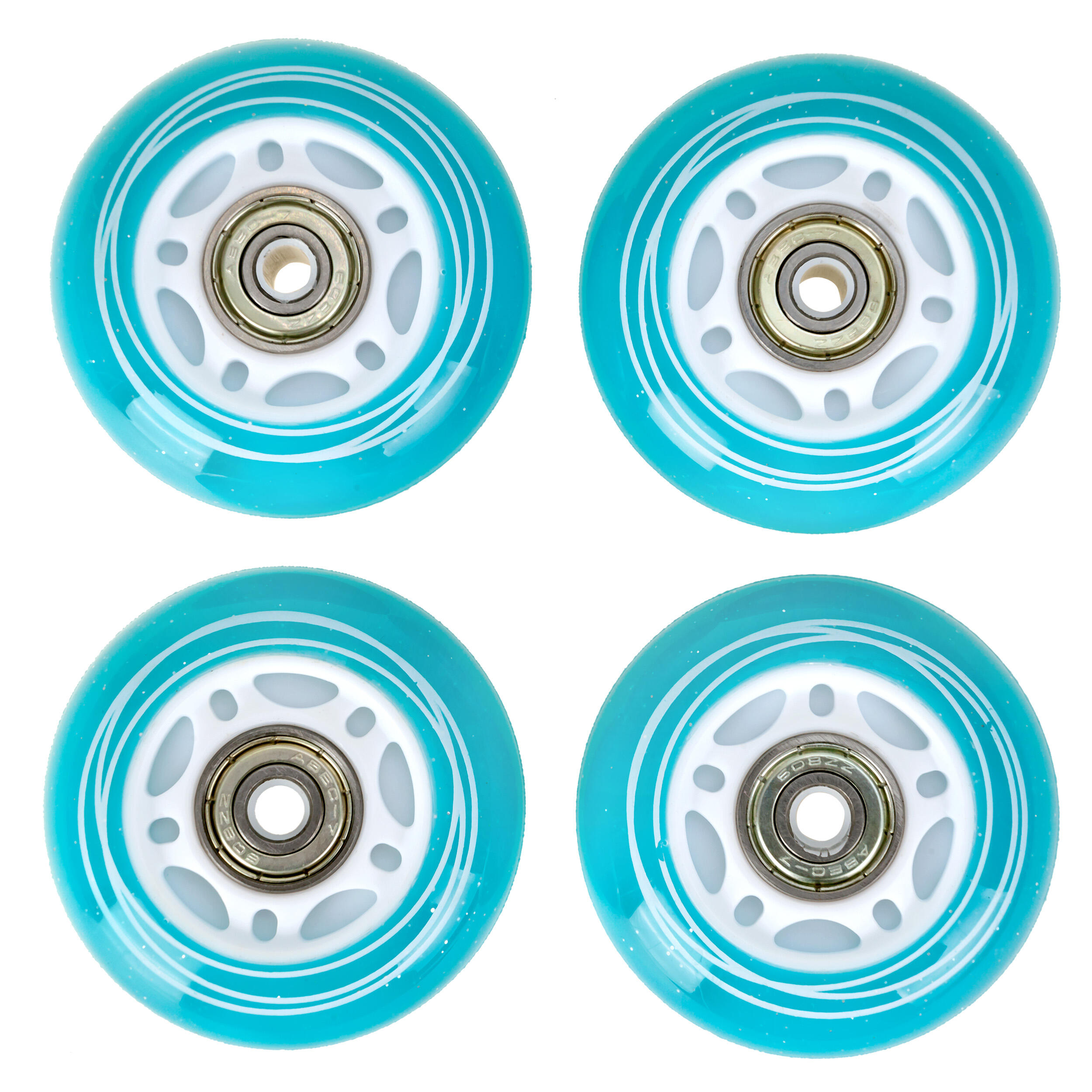 8 ruedas LED luminosas + rodamientos para ruedas Raven Loret PU 2/7