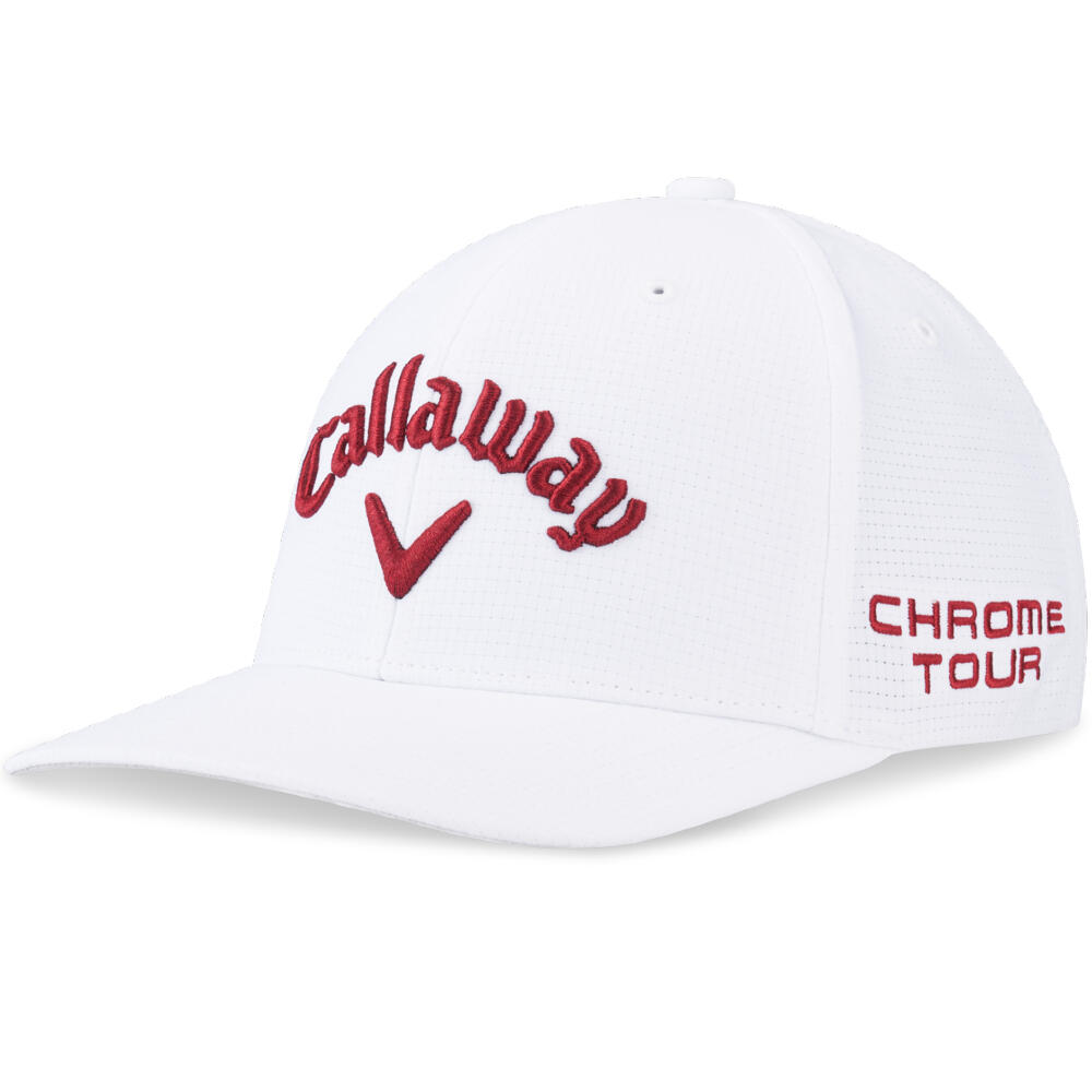 Casquette Tour Authentic Performance Pro blanche/rouge 2/4