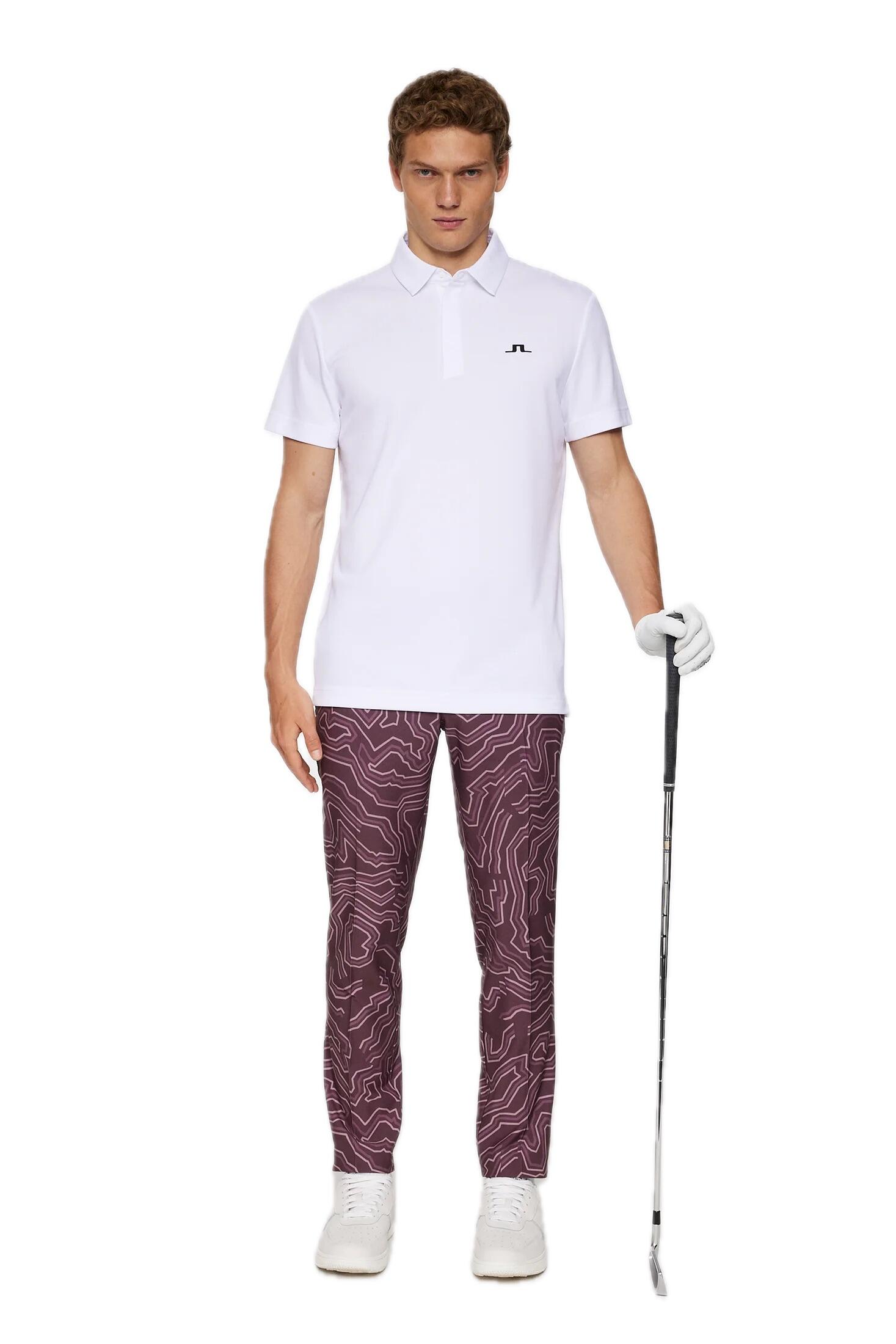 Peat Polo Herren Weiss 3/4
