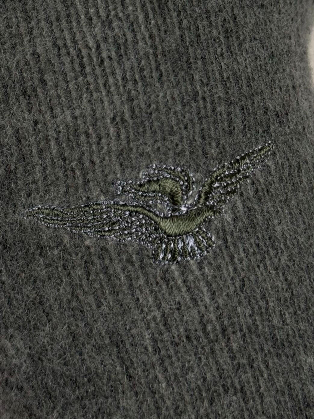 Tricot Uomo W5F855 Esercito in lana 3/4