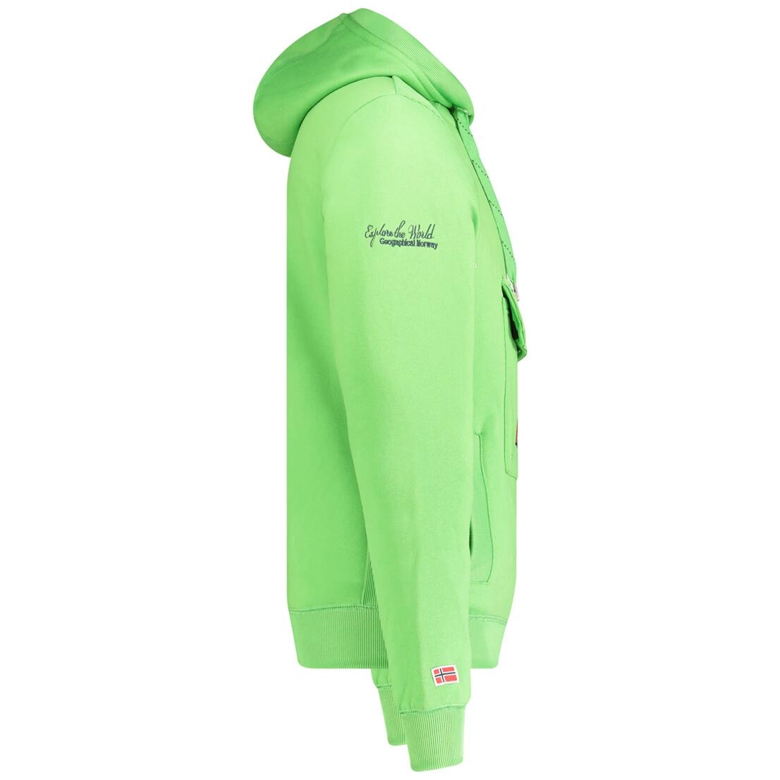GEOGRAPHICAL NORWAY Bluza GYMCLASS FLASH GREEN MEN 054 POP Baskets Green 2/3