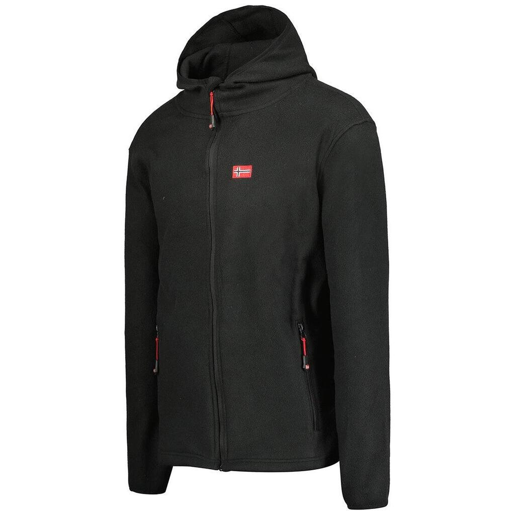 Mens Unicia Fleece Full Zip Hoodie (Black)