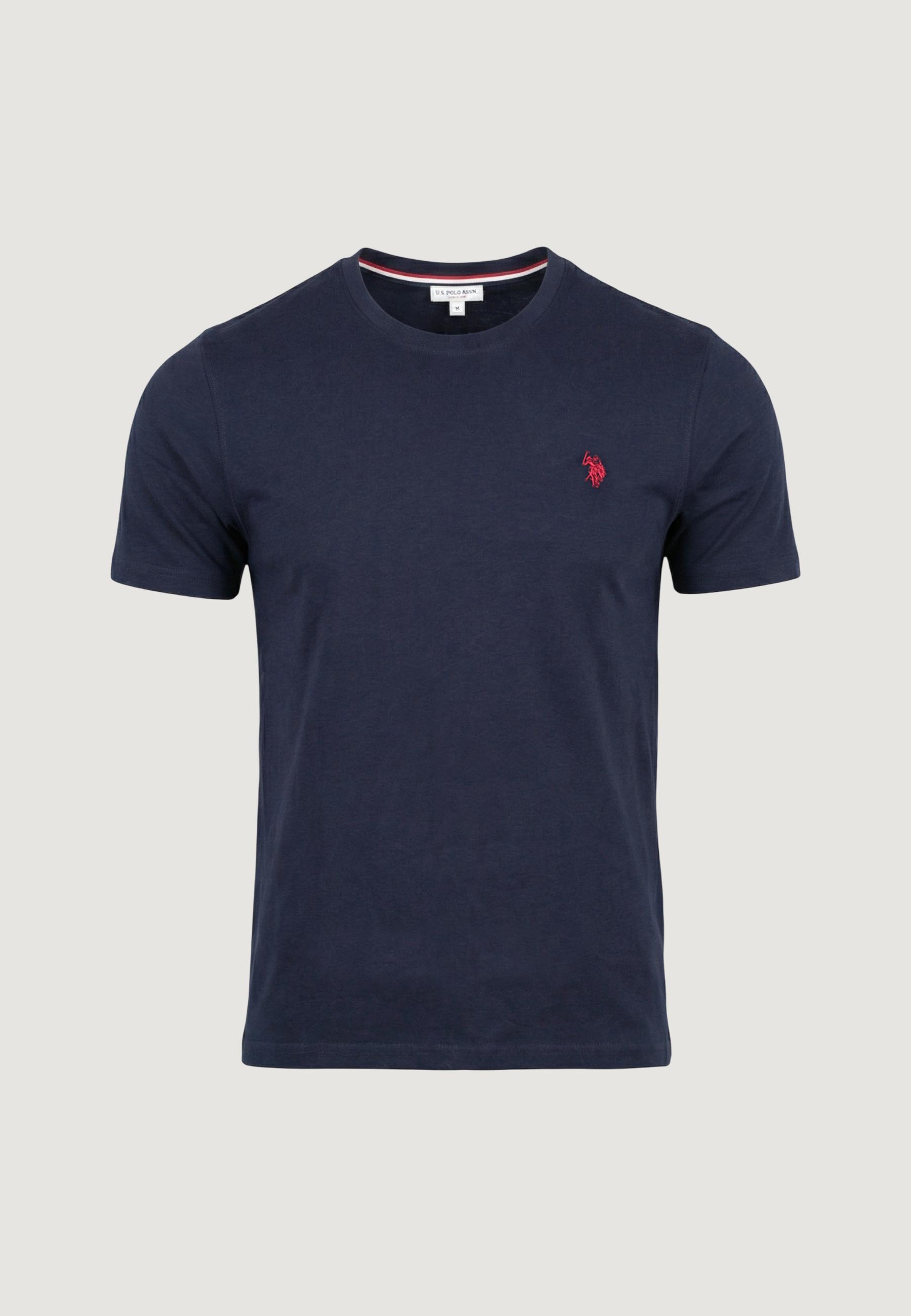 t-shirt crop top MICK-BASIC HOMME bleu 5/5