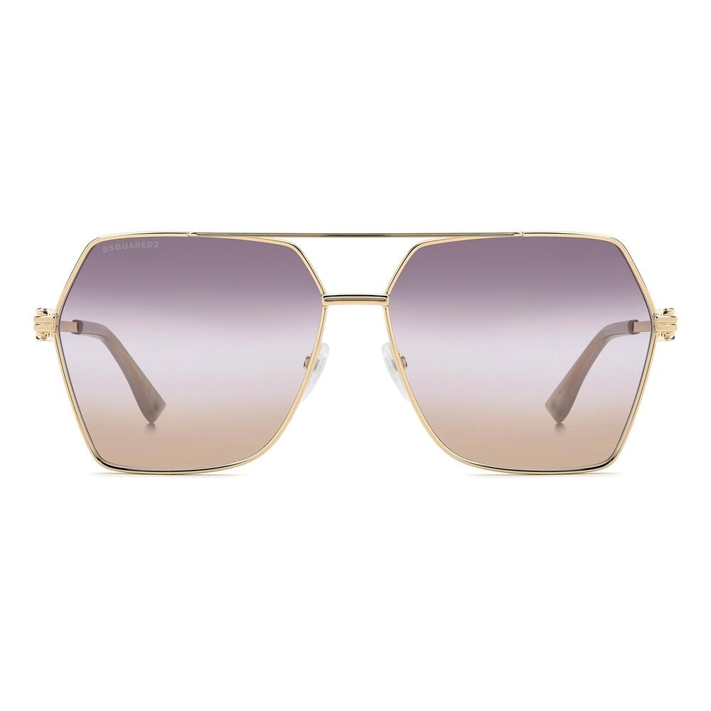 Occhiali da Sole Dsquared2 D2 0206/S 000 QR in Metallo Donna 62 mm 2/4