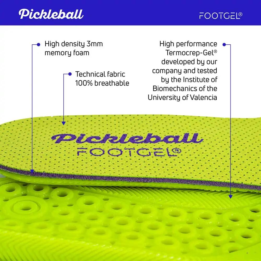 Plantilla de Gel unisex Footgel PICKLEBALL 2/3