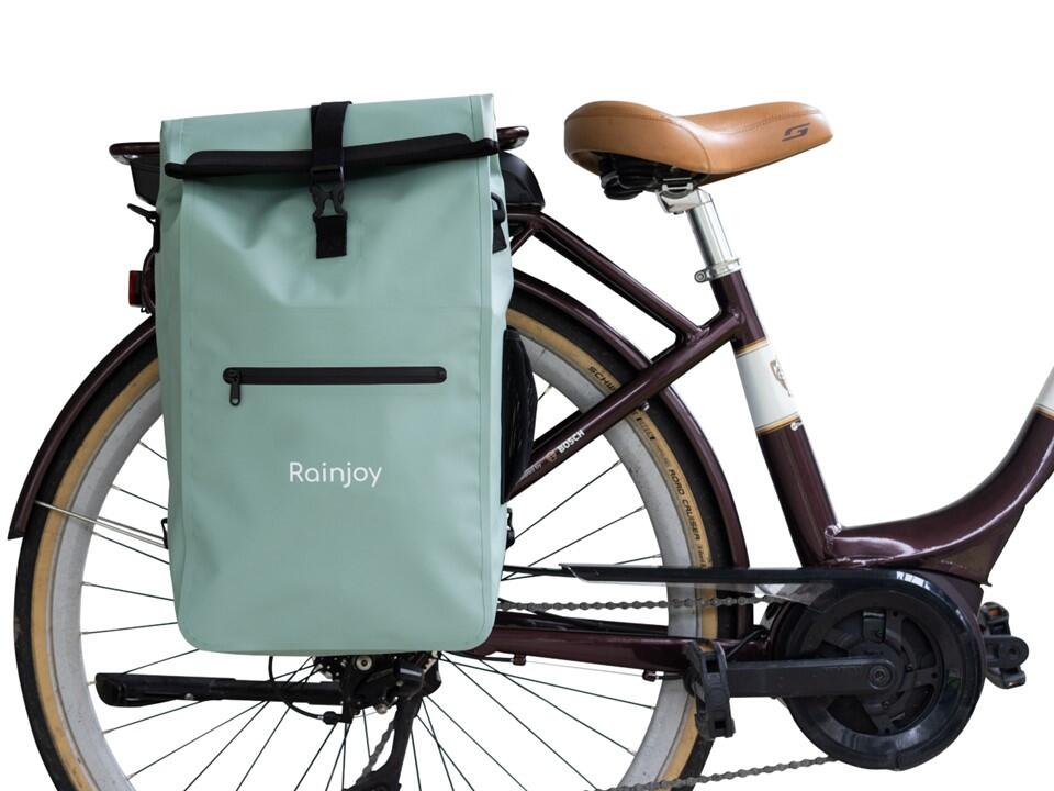 Mochila impermeável 3em1 25L para bicicleta adaptável alforje e bolsa de ombro 2/9