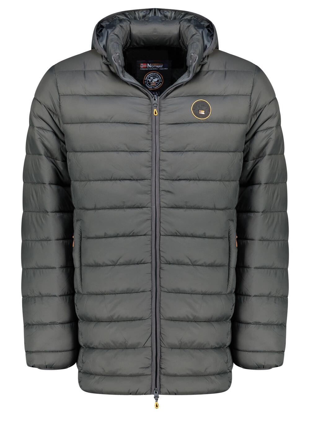Kurtka męska Geographical Norway AMIGOMAP LONG HOOD DB DGREY MEN 233 DARK GREY