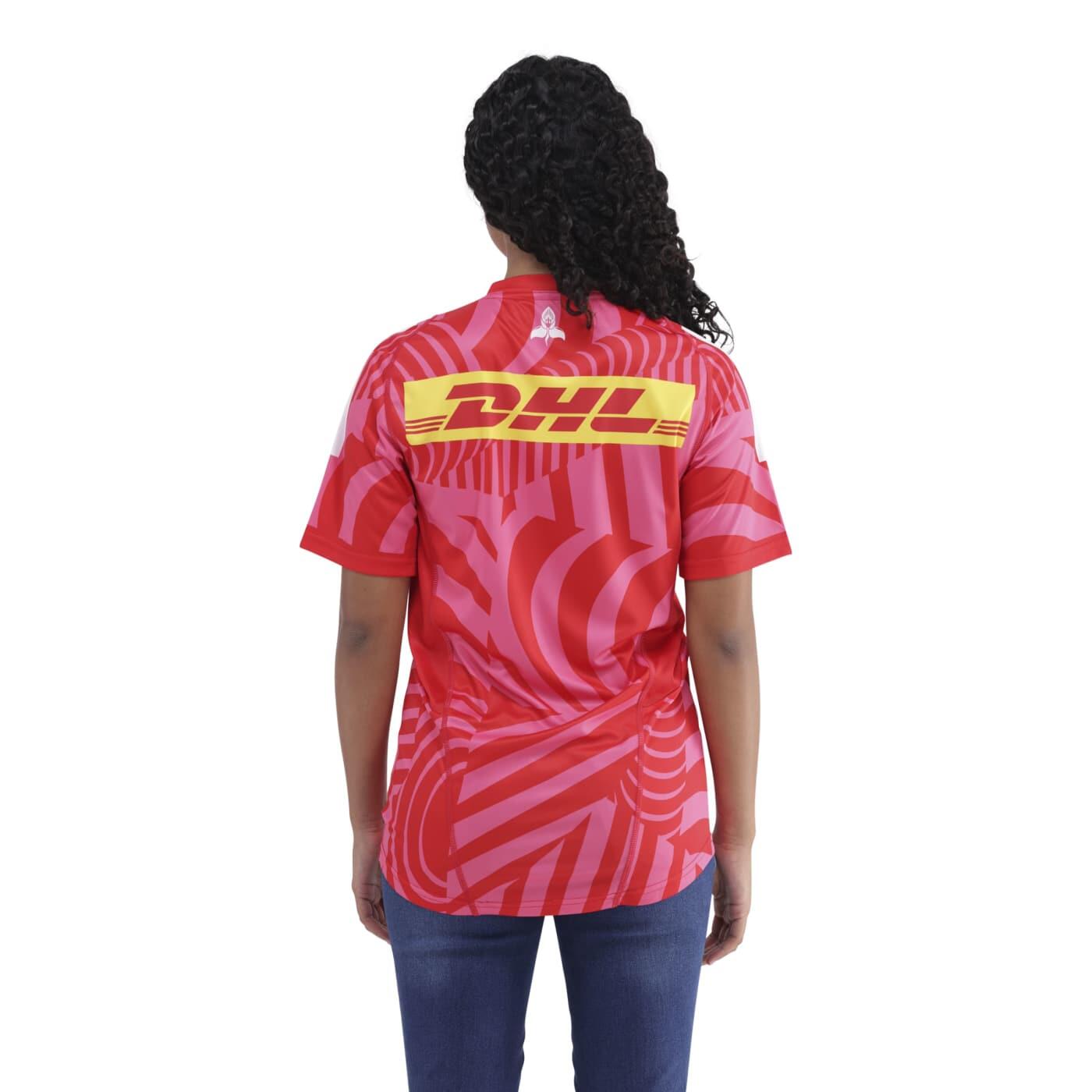 Adidas Stormers Urc Trainings-t‑shirt Voor Volwassenen Roze 2/5