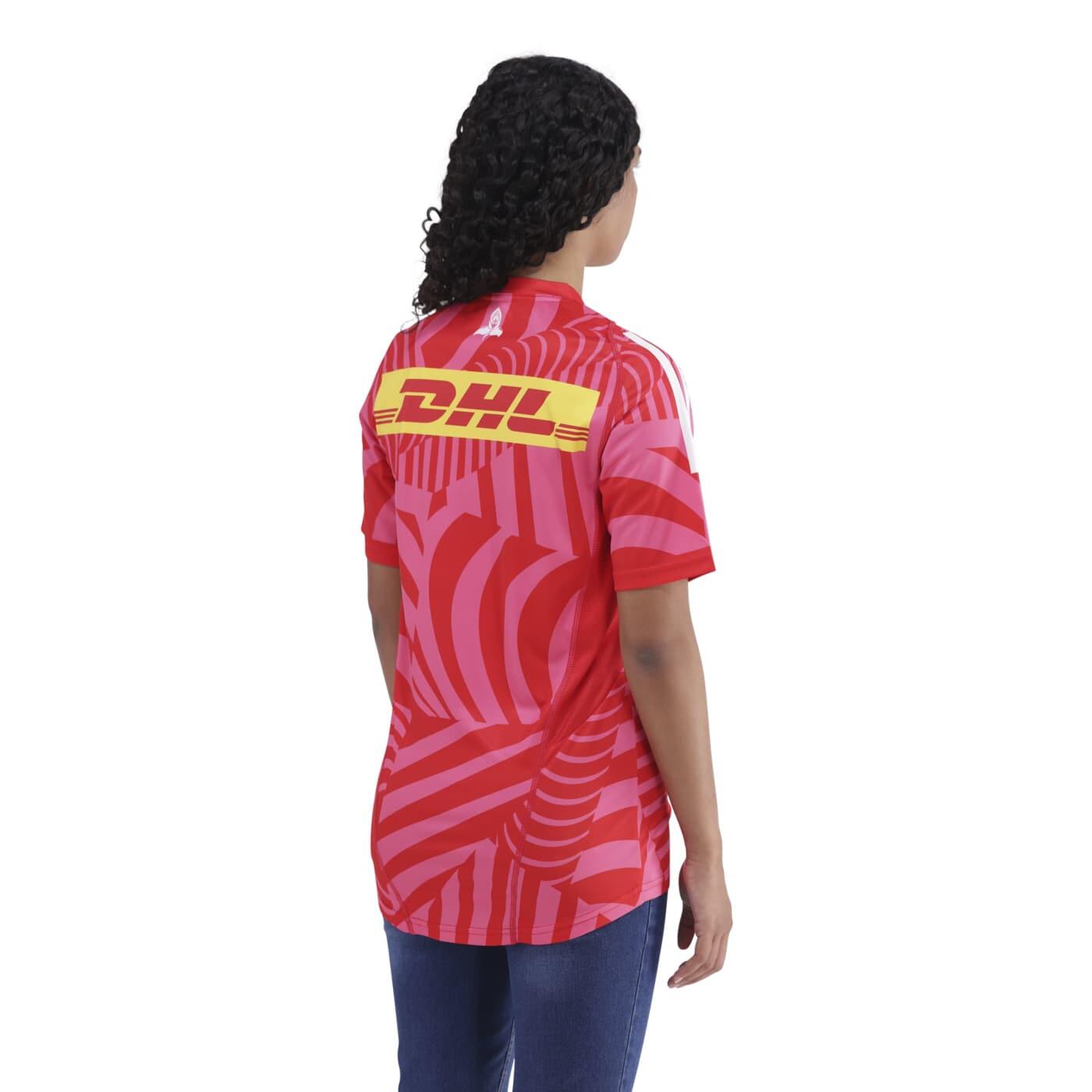 Adidas Stormers Urc Trainings-t‑shirt Voor Volwassenen Roze 4/5