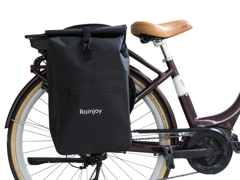 Mochila bici impermeable 3en1 25L convertible alforja portaequipajes y bandolera 2/9