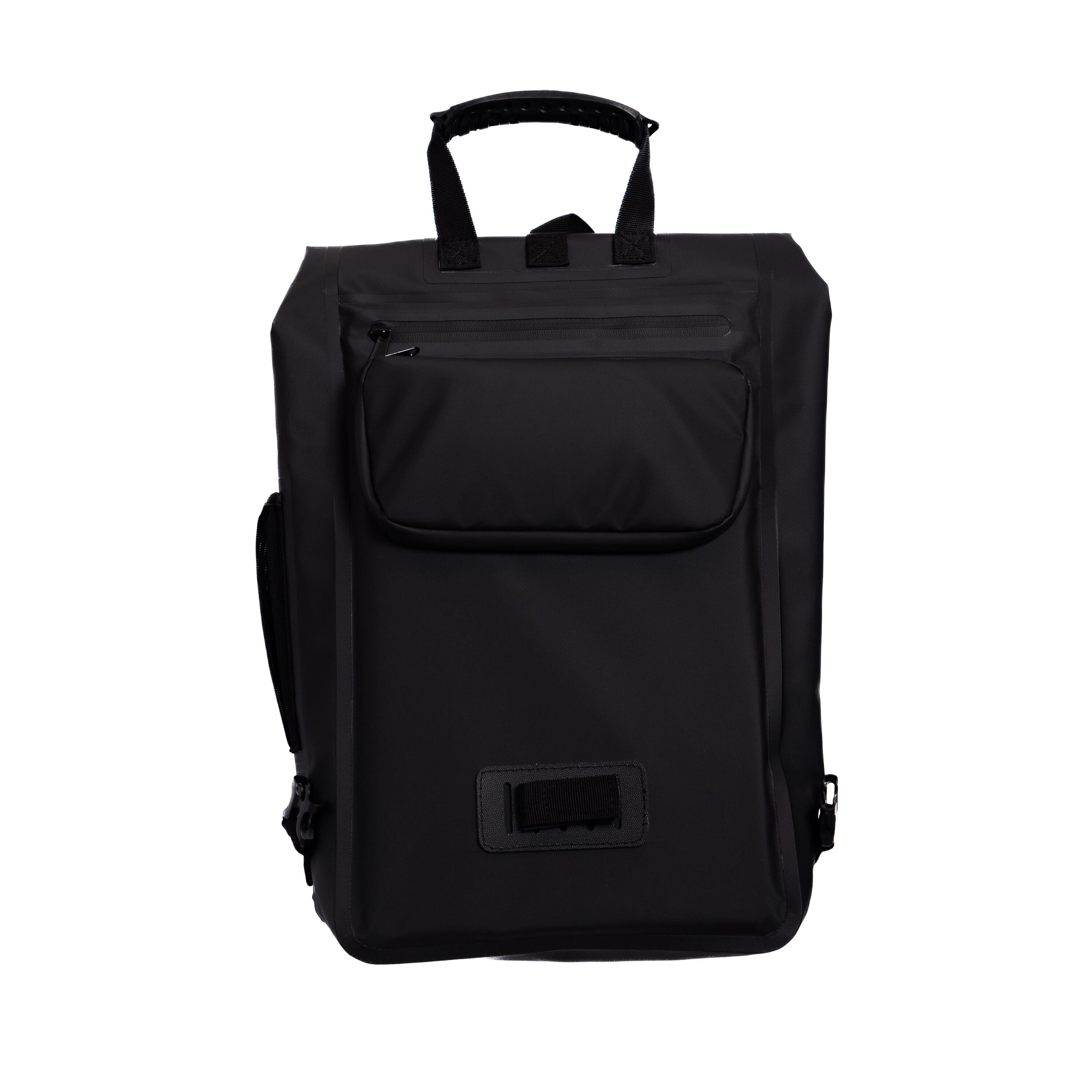 Mochila bici impermeable 3en1 25L convertible alforja portaequipajes y bandolera 6/9