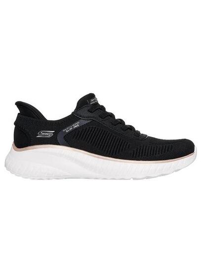 Zapatillas para Mujer Skechers Bobs sport squad chaos Negro