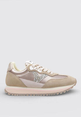 Sneakers dames viento nylon metal & serraje