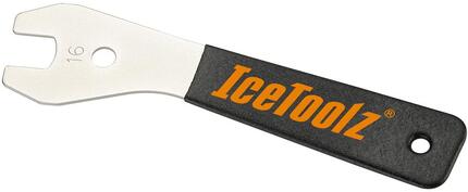 IceToolz Kegelschlüssel 16mm mit 20cm Griff für Fahrräder