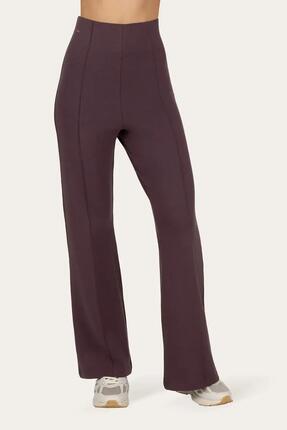 Pantalon de Yoga et athleisure Évasé Cayha – Violet Foncé