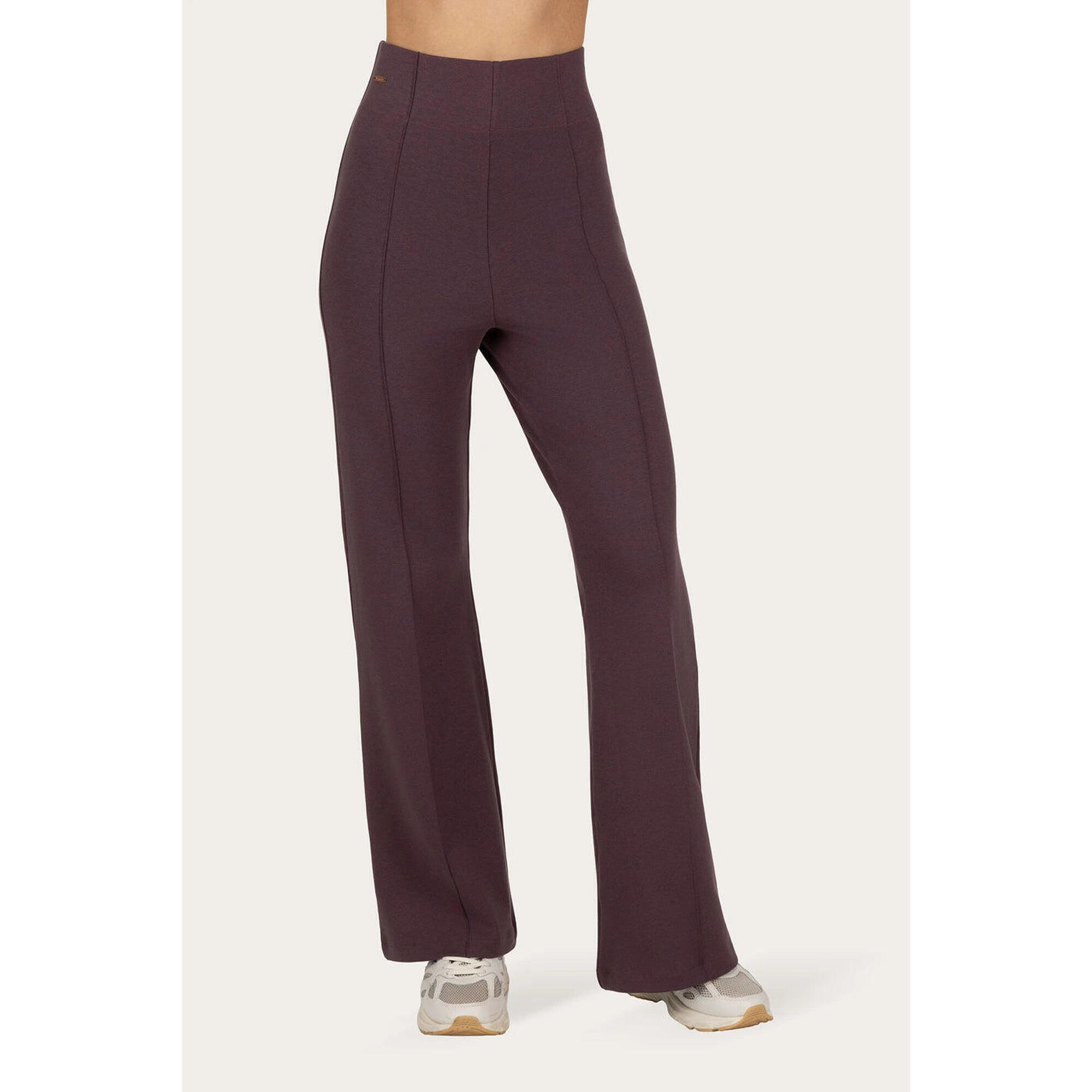 Urban Goddess - Pantalon De Yoga Et Athleisure Évasé Cayha – Violet - Pantalons - Violet - Decathlon