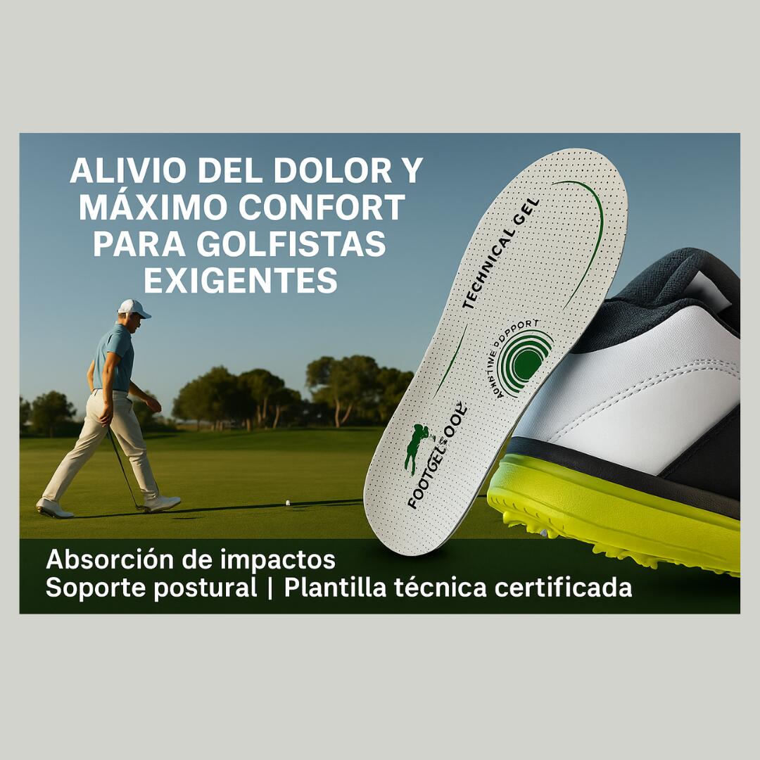 Semelle intérieure unisexe en gel Footgel GOLF 4/7