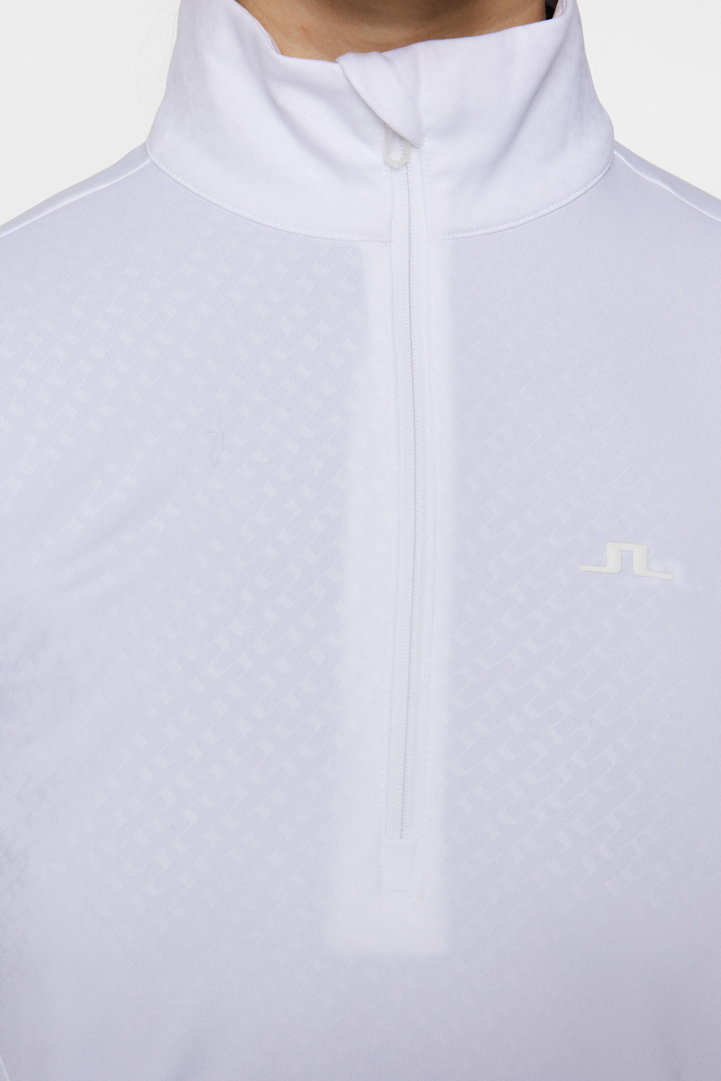 Lauryn Quarter Zip Mid Layer Women White 3/4