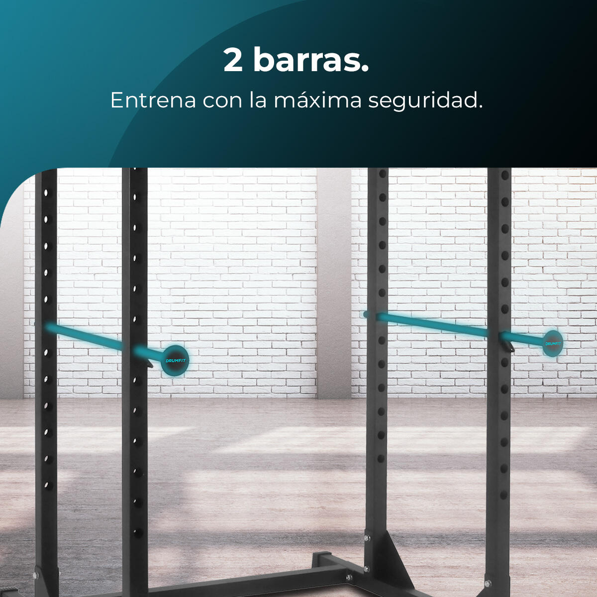 Cecotec Power Rack Jaula de Musculación y Dominadas, Estación de Ejercicio Drumf 5/7