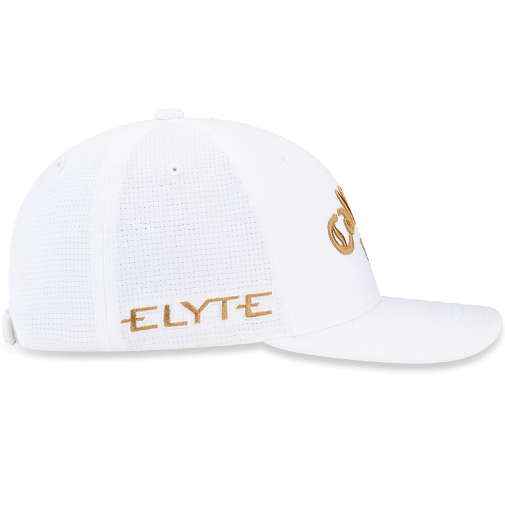 Casquette Tour Authentic Performance Pro blanche/or 3/4