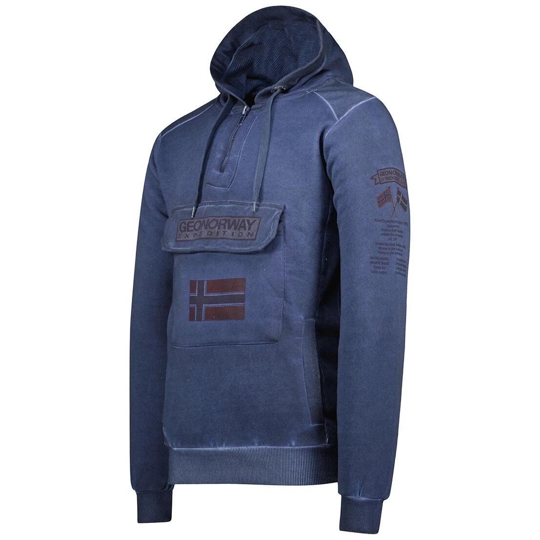 GEOGRAPHICAL NORWAY Bluza 3 4 GYMCLASS EO TIEDYE BADGE MEN 100 Baskets 3/3