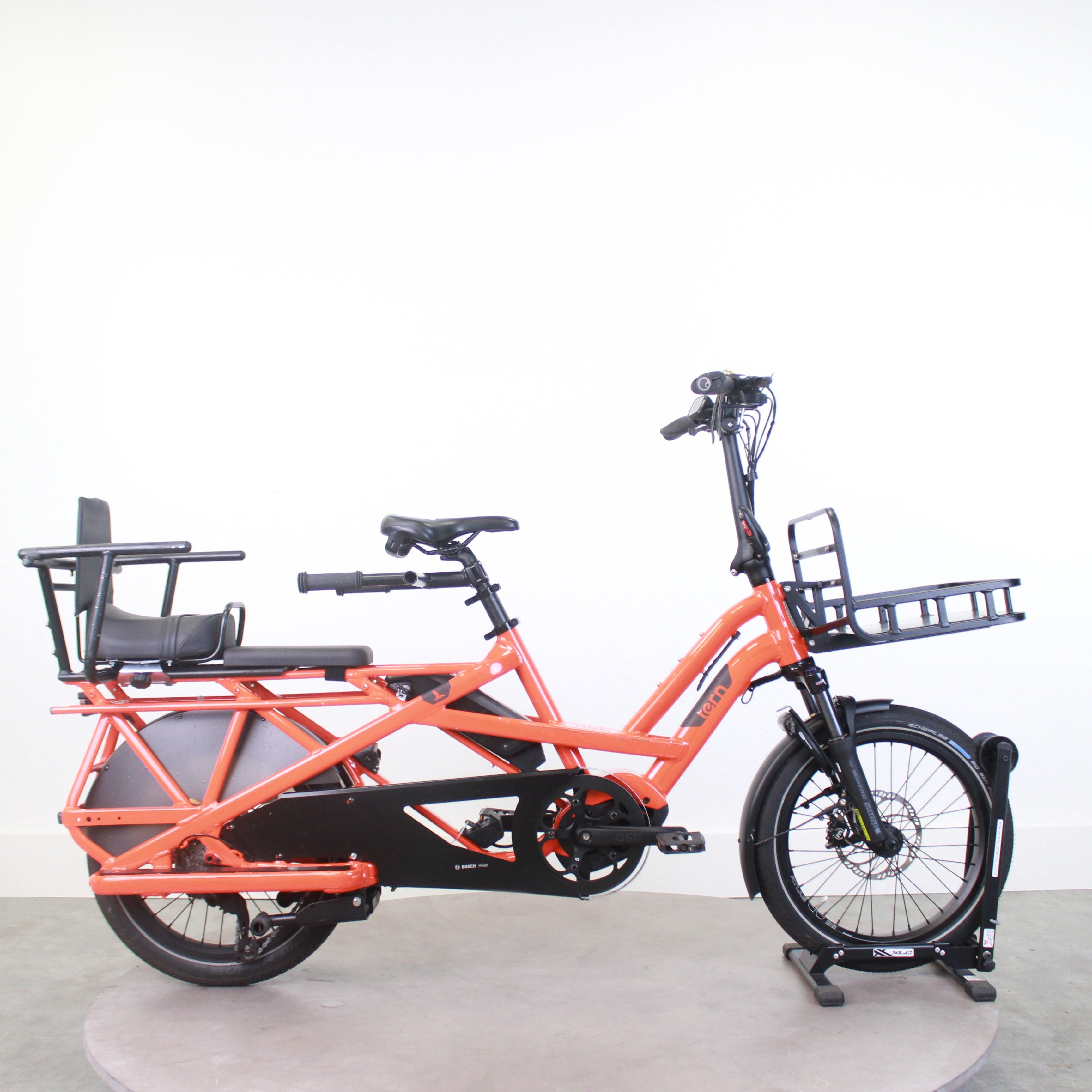 Tern - Reconditionné - Longtail Électrique Gsd S00 - Excellent État - Vélo Ville - Orange - Taille Unique - Decathlon
