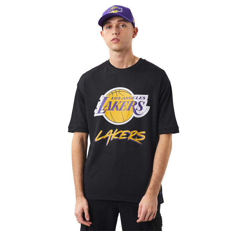 Tee-shirt New Era LA Lakers NBA Script 2/4