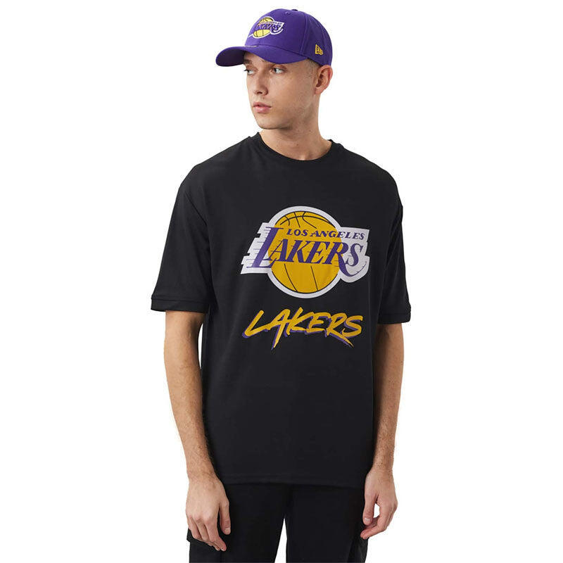 Tee-shirt New Era LA Lakers NBA Script 4/4