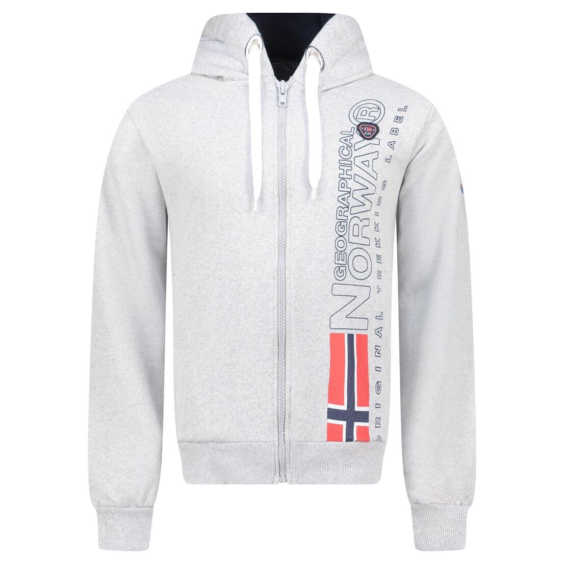 GEOGRAPHICAL NORWAY Bluza FOGORA BLENDED GREY DB MEN 100 Zapatillas Grey 3/3