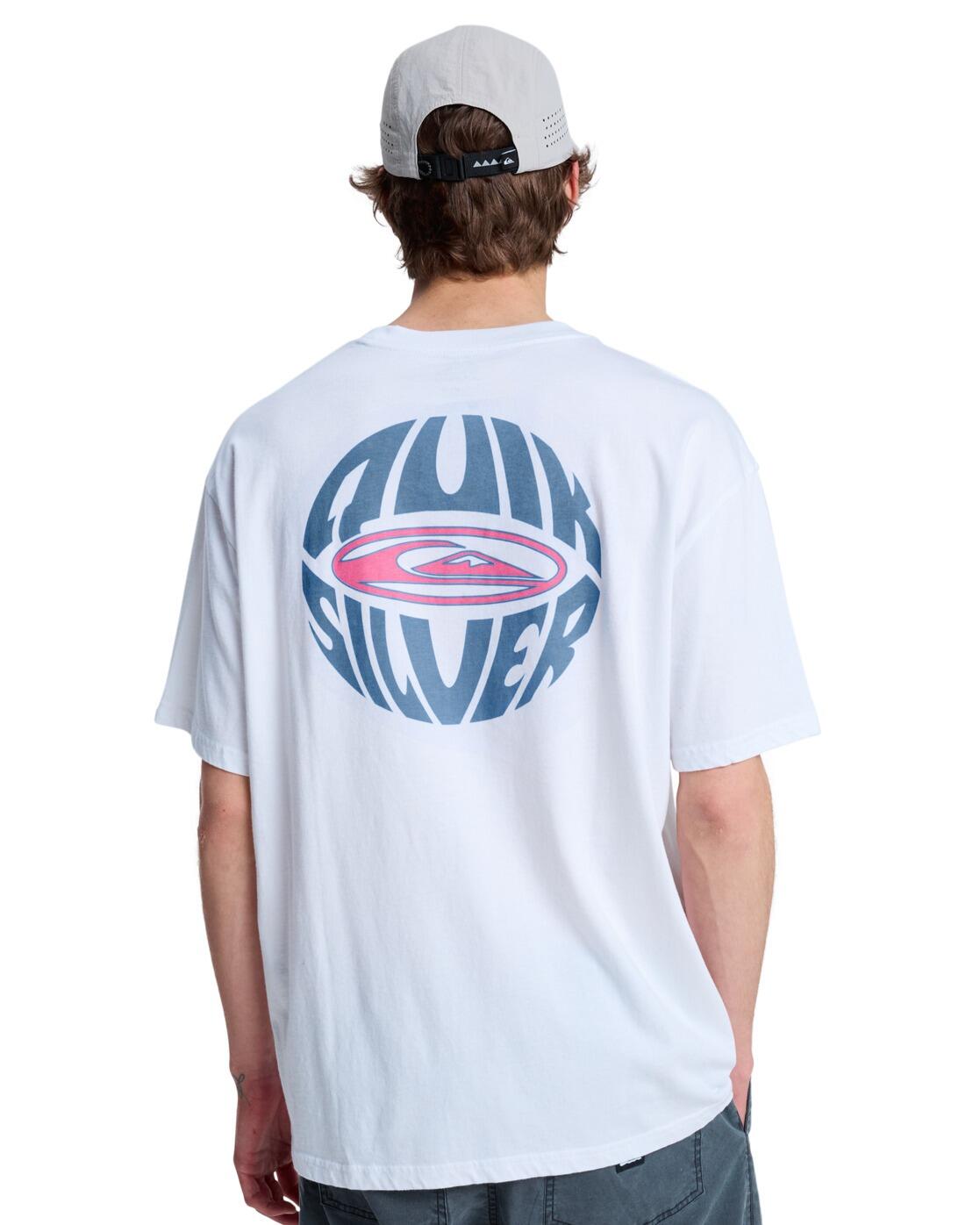 Maglia a maniche corte Quiksilver modello Quikglobe per uomini 2/5